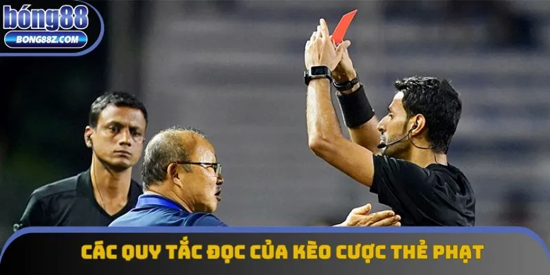 Các quy tắc đọc và kí hiệu của kèo cược thẻ phạt Các quy tắc đọc và kí hiệu của kèo cược thẻ phạt